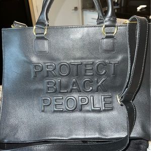 PBP leather tote